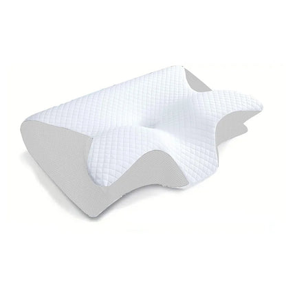 1pc Memory Foam Cervical Pillow, 2 in 1 Ergonomic Contour Orthopedic Pillow for Neck Pain, Contoured Support Pillows,Neck Pillow