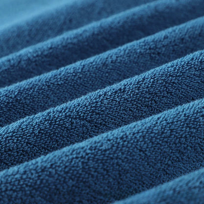 1/5/10PCS Bathroom Cotton Towel 35x75cm 70x140cm Hand Face Bath Towel Soft Gift Absorbent Sport Absorbent Towel 수건세트 Blue White