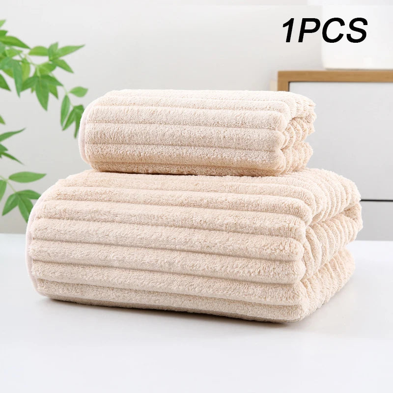 High quality bamboo charcoal coral velvet fiber bath towel Super Absorbent And Quick Drying Bath Towel Bathroom Use