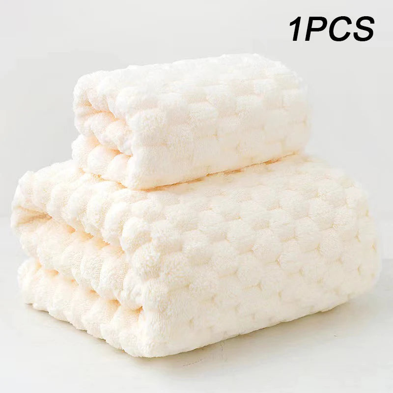 High quality bamboo charcoal coral velvet fiber bath towel Super Absorbent And Quick Drying Bath Towel Bathroom Use