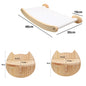 1PC Cat Tree Wall Mounted Cat Shelves Scratching Post for Cat Jumping Platform and Cat Hammock Rope Ladder Wall Wooden Furniture