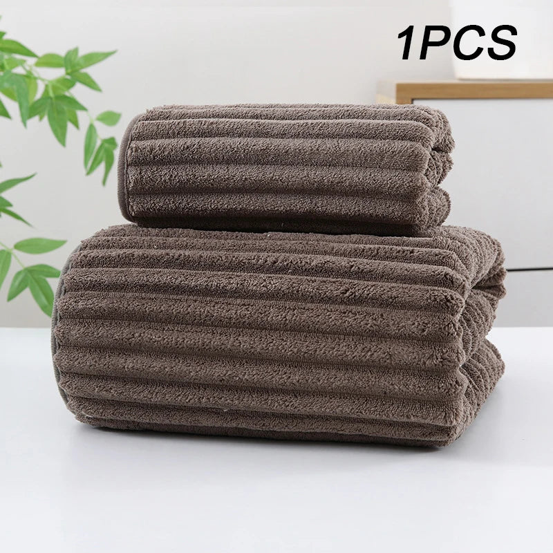 High quality bamboo charcoal coral velvet fiber bath towel Super Absorbent And Quick Drying Bath Towel Bathroom Use