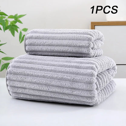 High quality bamboo charcoal coral velvet fiber bath towel Super Absorbent And Quick Drying Bath Towel Bathroom Use